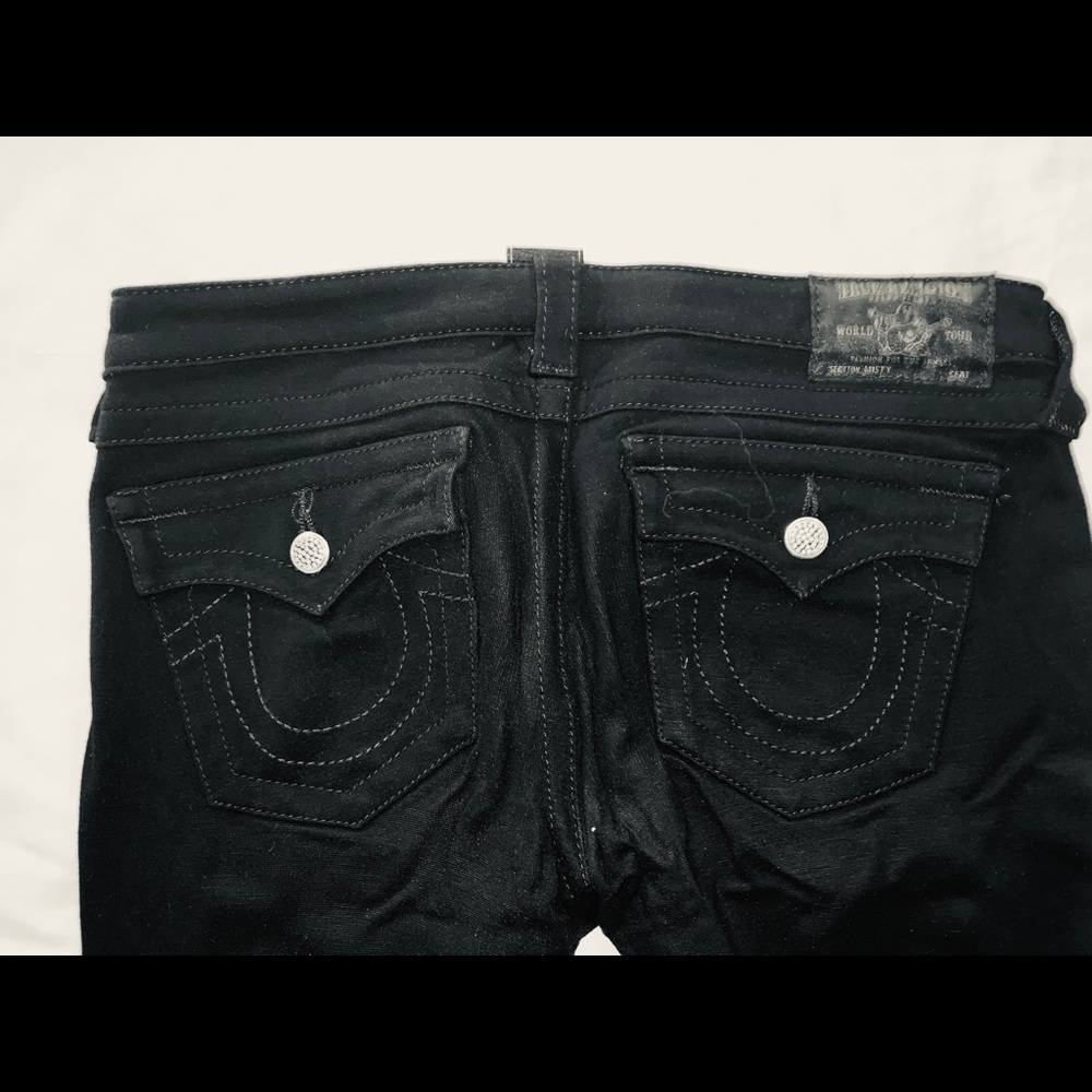 Black stretchy jean/leggings